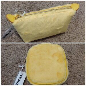 Stoney Clover Lane Prep Rally fuzzy yellow pouch bundle: mini + pouchette